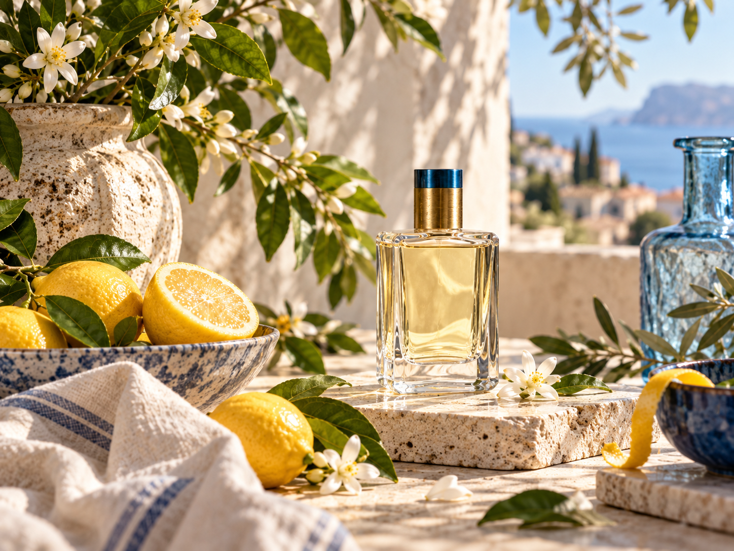 Generated editorial still life used for Atelier Cologne reviews