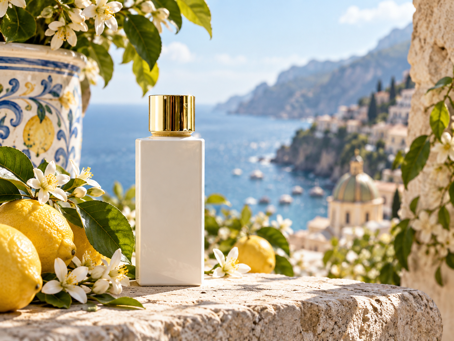 Generated editorial still life used for Eau d'Italie reviews