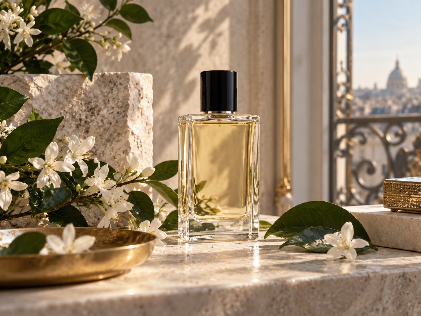 Generated editorial still life used for Van Cleef & Arpels reviews