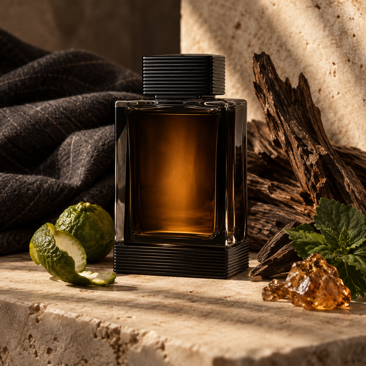 Generated editorial still life used for Zegna reviews